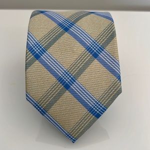 NWOT Nordstrom Rack Soft Gold/ Yellow and Blue Tie